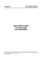 DataSheet HY27UG088G5M pdf